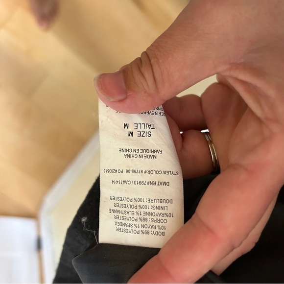 Motherhood Maternity Pea Coat Size M Dark Grey - Picture 4 of 4